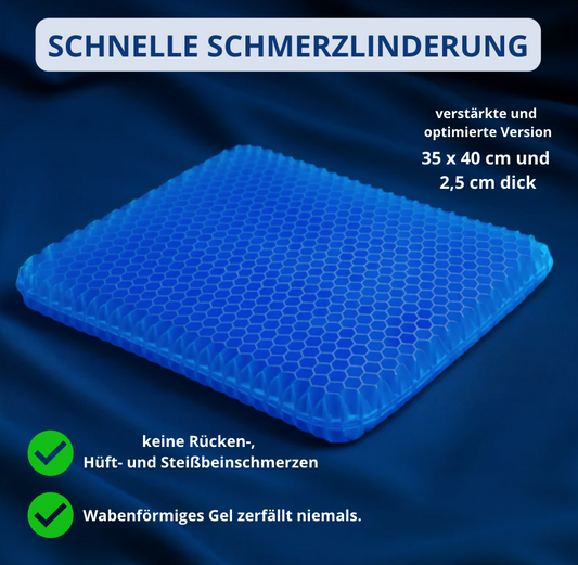 EaseGel Gelkissen — Ergonomisches Sitzkissen gegen Rückenschmerzen